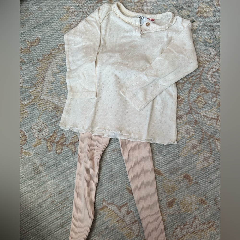 Zara Long Sleeve Top + Leggings